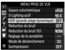 NIKON 05200 KIT 18-55VRIT + 55 - Le menu Prise de vue - 1