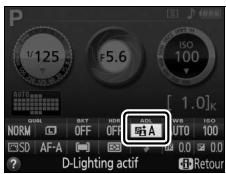 NIKON 05200 KIT 18-55VRIT + 55 - Afficher les options de D-Lighting actif. - 2