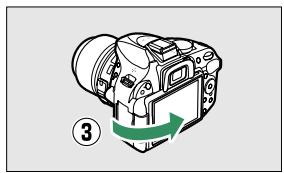 NIKON 05200 KIT 18-55VRIT + 55 - Ouvrir le moniteur. - 3