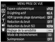 NIKON 05200 KIT 18-55VRIT + 55 - Le menu Prise de vue - 1
