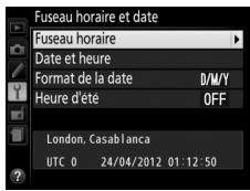 NIKON 05200 KIT 18-55VRIT + 55 - Fuseau hora et date - 1