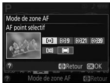 NIKON 05200 KIT 18-55VRIT + 55 - Choisir un mode de zone AF. - 2