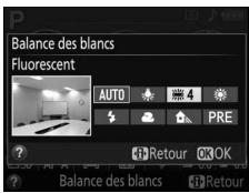 NIKON 05200 KIT 18-55VRIT + 55 - Choisir une option de balance des blancs. - 2