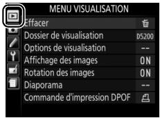 NIKON 05200 KIT 18-55VRIT + 55 - Menu Visualisation : gestion des images - 3