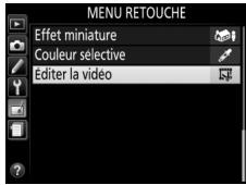 NIKON 05200 KIT 18-55VRIT + 55 - Le menu Retouche - 1
