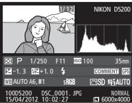 NIKON 05200 KIT 18-55VRIT + 55 - Informations sur les photos - 5