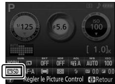 NIKON 05200 KIT 18-55VRIT + 55 - Afficher les options Picture Control. - 2