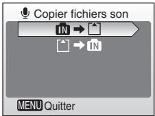 NIKON CoolpixLG - Appuyez sur les commandes ou du sélecteur multidirectionnel pour sélectionner le sens de la copie, puis appuyez sur . - 1