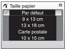 NIKON CoolpixLG - Appuyez sur les commandes ▲ ou ▼ pour sélectionner le format souhaité, puis appuyez sur ⊕. - 1