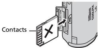 NIKON CoolpixLG - Insertion de cartes mémoire - 2