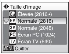 NIKON CoolpixLG - Taille d'image - 1