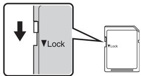 NIKON CoolpixLG - Commutateur de protection en écriture - 1