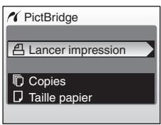NIKON CoolpixLG - Appuyez sur les commandes  ou  pour selectionner [Lancer impression], puis appuyez sur - 1