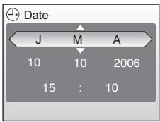 NIKON CoolpixLG - Utilisez < ou > pourCHOISIR le fuseau horaire de votre domicile, puis appuyez sur 路 - 5