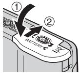 NIKON CoolpixLG - Insertion des accumulateurs/piles - 3