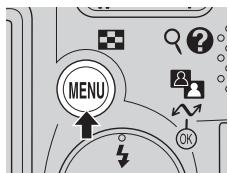 NIKON CoolpixLG - Appuyez sur MENU. - 1