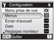NIKON CoolpixLG - Affichage du menu Configuration - 5