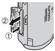 NIKON CoolpixLG - Retrait des cartes mémoire - 1