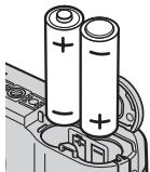 NIKON CoolpixLG - Insertion des accumulateurs/piles - 2