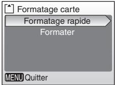 NIKON CoolpixLG - Formatage de la carte mémoire - 1
