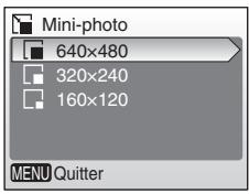 NIKON CoolpixLG - Appuyez sur les commandes ou pour selectionner la taille de copie souhaitee, puis appuyez sur 路 - 1