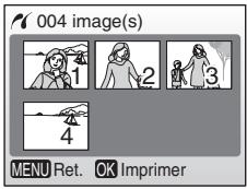 NIKON CoolpixLG - Appuyez sur les commandes , , ou pour valider les photos, puis appuyez sur 品 - 1
