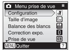 NIKON CoolpixLG - Affichage du menu Configuration - 3