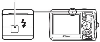 NIKON CoolpixLG - Témoin du flash - 1