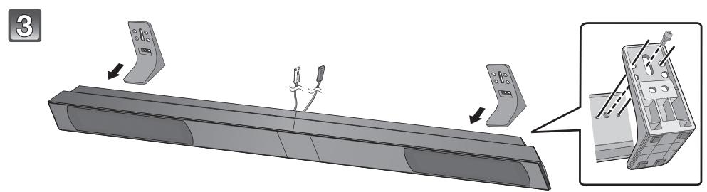 PANASONIC SC-HB20 - Positionnez les enceintes horizontally - 4