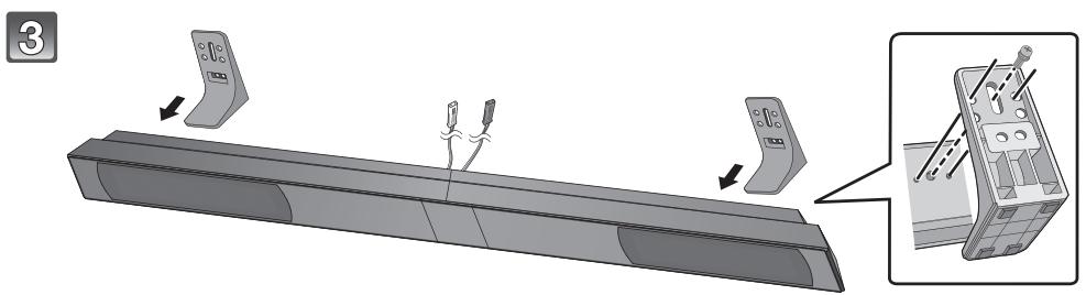 PANASONIC SC-HB20 - Positionnez les enceintes horizontally - 4