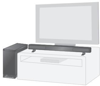 PANASONIC SC-HB20 - Positionnez les enceintes horizontally - 1