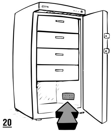 VEDETTE CV30 - Procedure pour la mise en MARCHE du congelateur avec BAC eutectic - 1