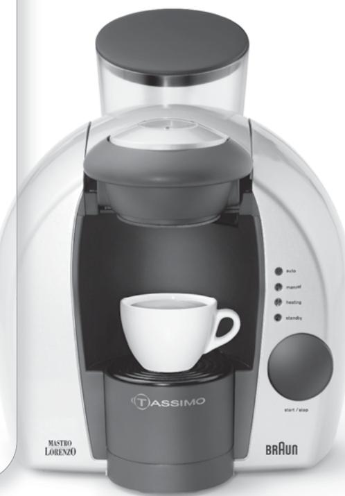 BRAUN TA 1000 BLEU TASSIMO - CONSIGNES AVANT UTILISATION: - 1