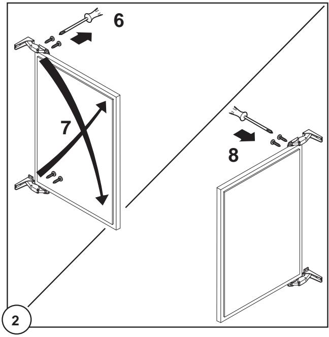 ARTHUR MARTIN ARU 1471 - Réversibilité de la porte - 2
