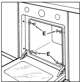 ARISTON FB 86 P.1 WH BLANC - Fixation du four au meuble (que sur modèles FC...) - 2
