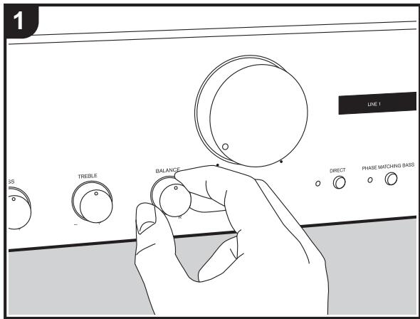 ONKYO A-9110-B - Ajustement de la qualité du son et de la balance - 1