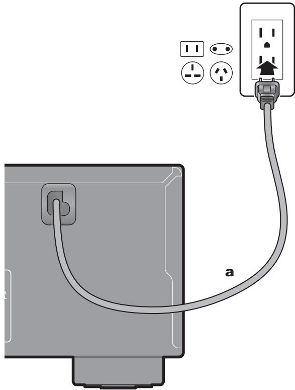 ONKYO A-9110-B - Branchement du cordon d'alimentation - 1