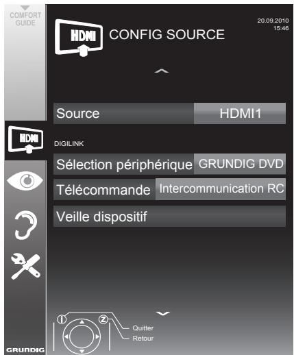 GRUNDIG 42VLC7121C - Fonctionnement du périphérique - 1