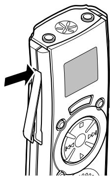 OLYMPUS VN 900 ARGENT - Utilisation de la pince - 1