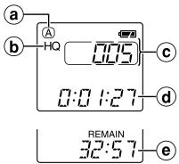 OLYMPUS VN 900 ARGENT - Enregistrement (REC) - 2