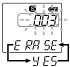 OLYMPUS VN 900 ARGENT - Effacement d'un dossier à la fois dans un sous-dossier de date - 1