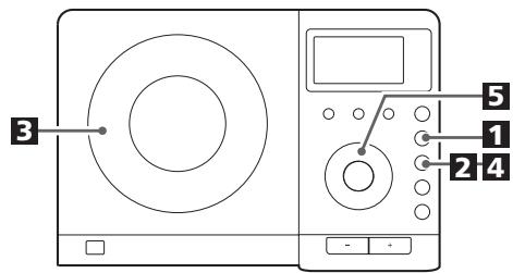 TEAC MC-DX 33 - Dans les 5 secondes qui suivent, appuyez sur les touches VOLUME pour modifier le réglage. - 1