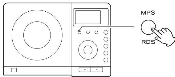 TEAC MC-DX 33 - Pour afficher les informations de MP3 - 1
