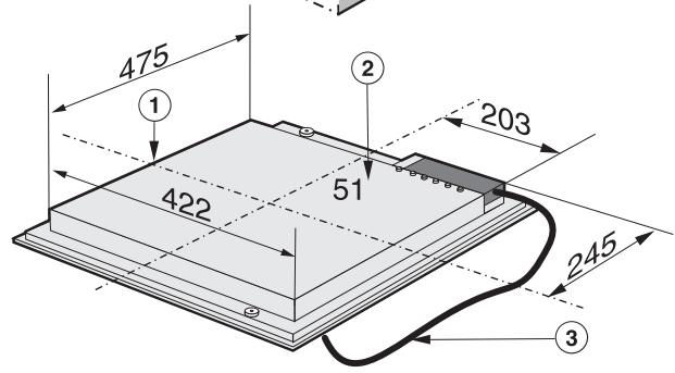 MIELE KM 5755 - Cotes d'encastrement KM 5737 - 2