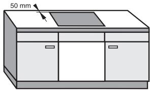 MIELE KM 5755 - Distances de sécurité latérales - 3