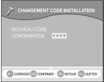 SAGEM PACK PVR 160+ITD 62 - 6-5 CHANGES DU CODE INSTALLATION - 2