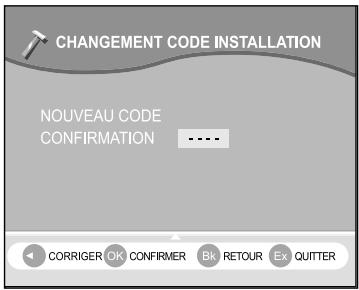SAGEM PACK PVR 160+ITD 62 - 6-5 CHANGES DU CODE INSTALLATION - 1