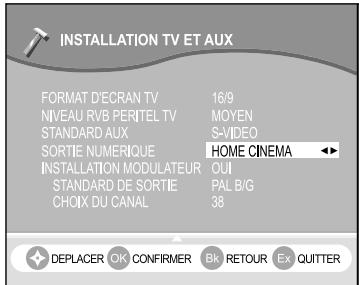 SAGEM PACK PVR 160+ITD 62 - PARAMETRAGES AVANCES - 2
