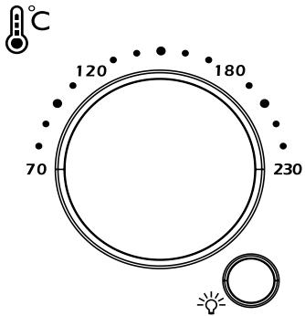 BRANDY CHEF350LUX-Ncopic - Sélecteur de Température - 1