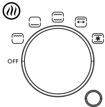 BRANDY CHEF350LUX-Ncopic - Sélection du mode de cuisson - 1